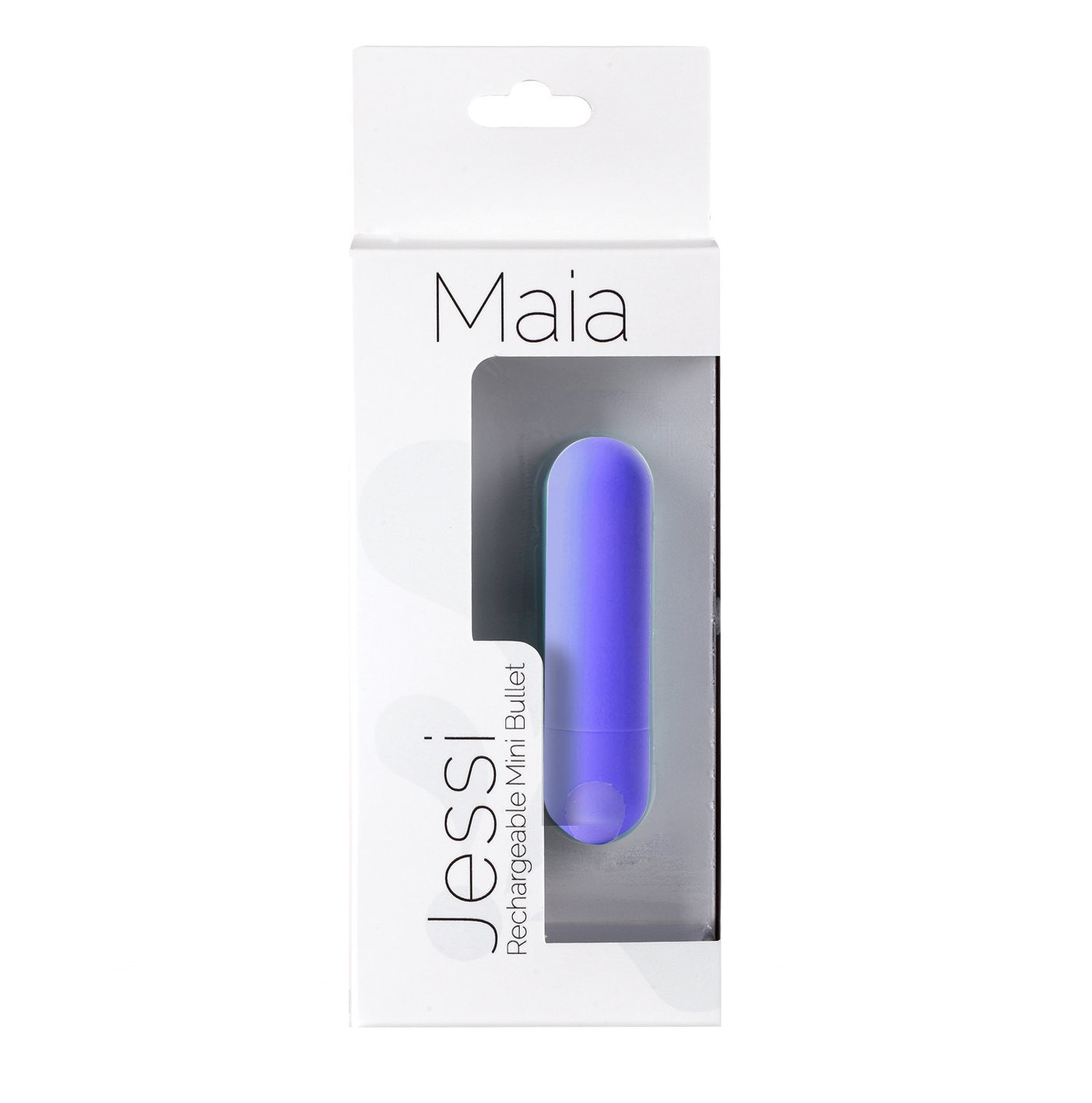 Maia Jessi - Purple 7.6 cm USB Rechargeable Bullet