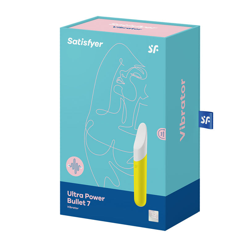 Satisfyer Ultra Power Bullet 7 - Yellow USB Rechargeable Bullet