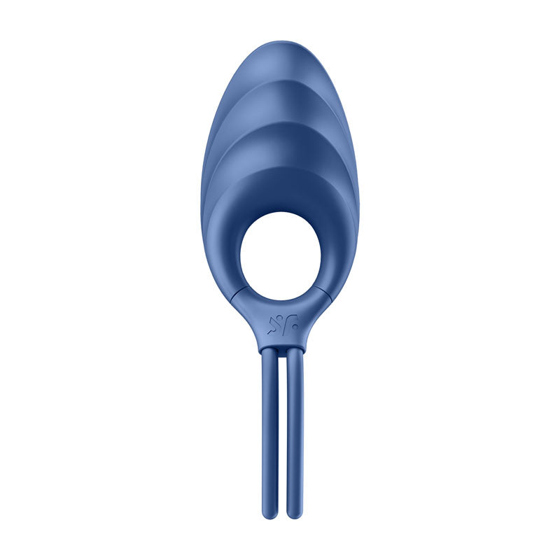 Satisfyer Swordsman - Blue Vibrating Adjustable Lasso Cock Ring