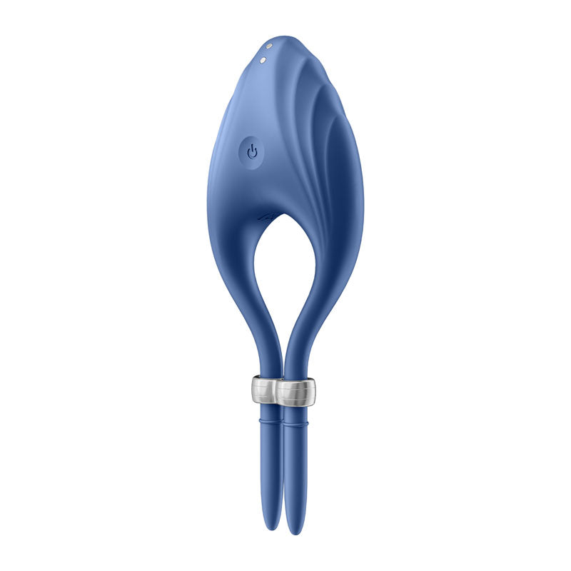 Satisfyer Duelist - Blue Vibrating Adjustable Lasso Cock Ring