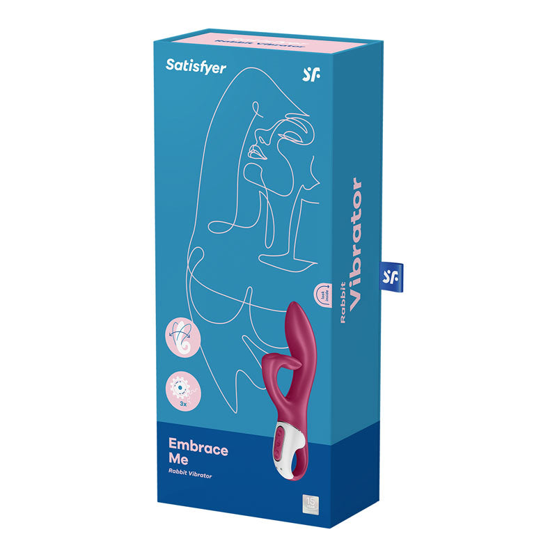 Satisfyer Embrace Me - Berry USB Rechargeable Rabbit Vibrator