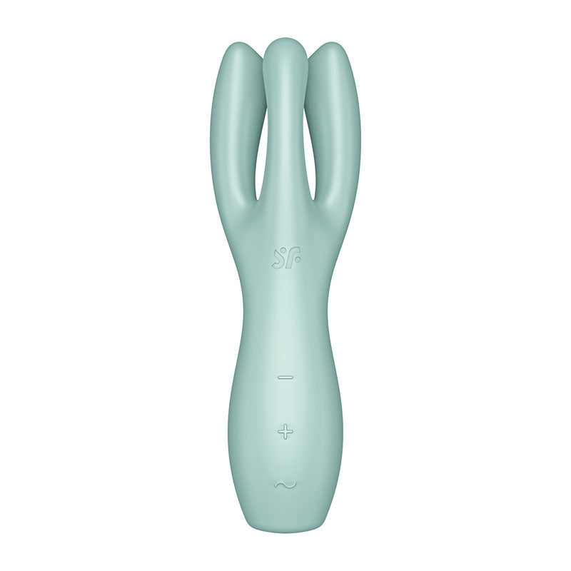 Satisfyer Threesome 3 - Mint Triple Head Vibrating Stimulator