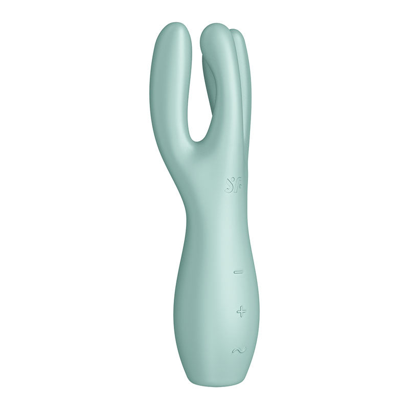 Satisfyer Threesome 3 - Mint Triple Head Vibrating Stimulator