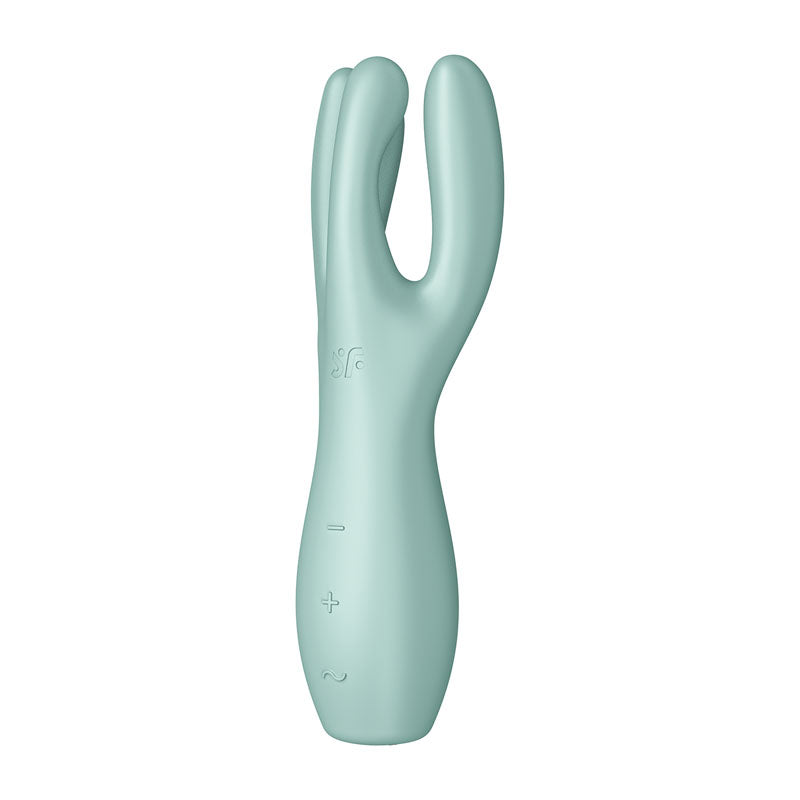 Satisfyer Threesome 3 - Mint Triple Head Vibrating Stimulator