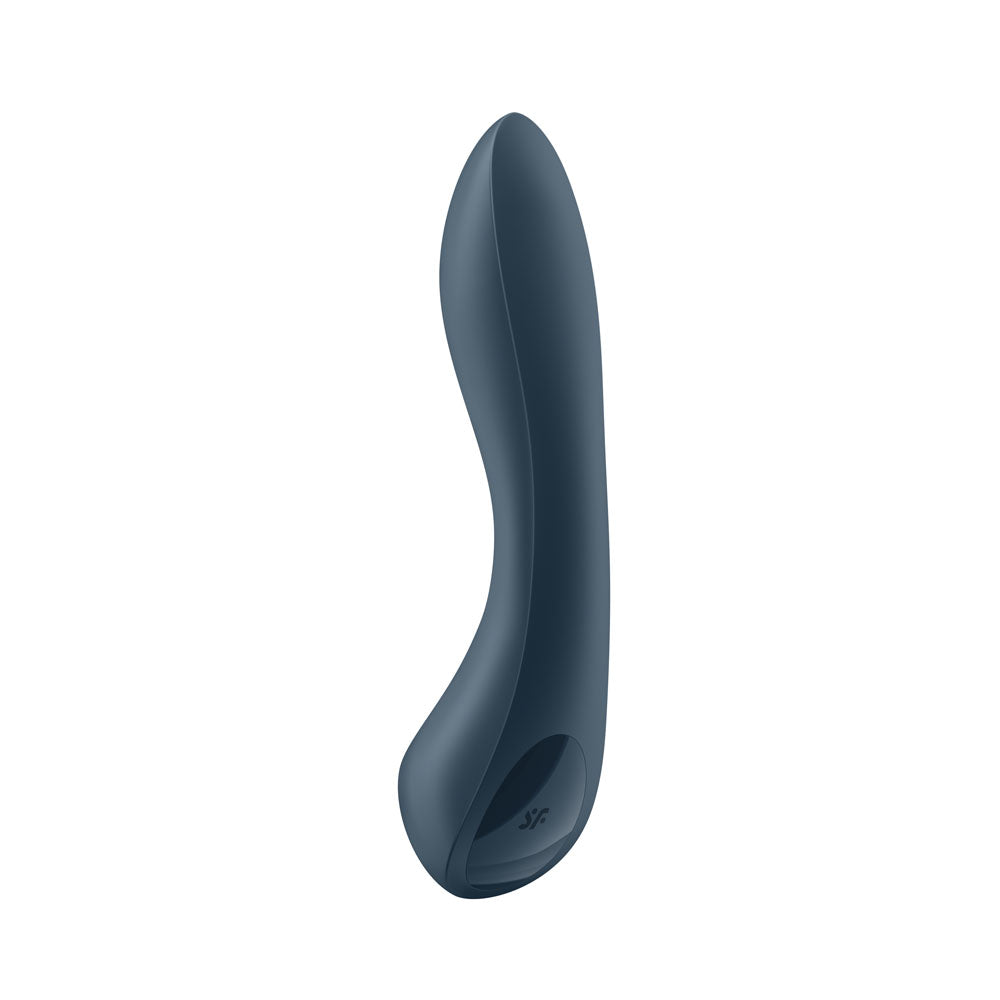 Satisfyer G-Spot Wave 4 - Dark Blue 21 cm USB Rechargeable Vibrator with Robotic G-Spot Stimulation