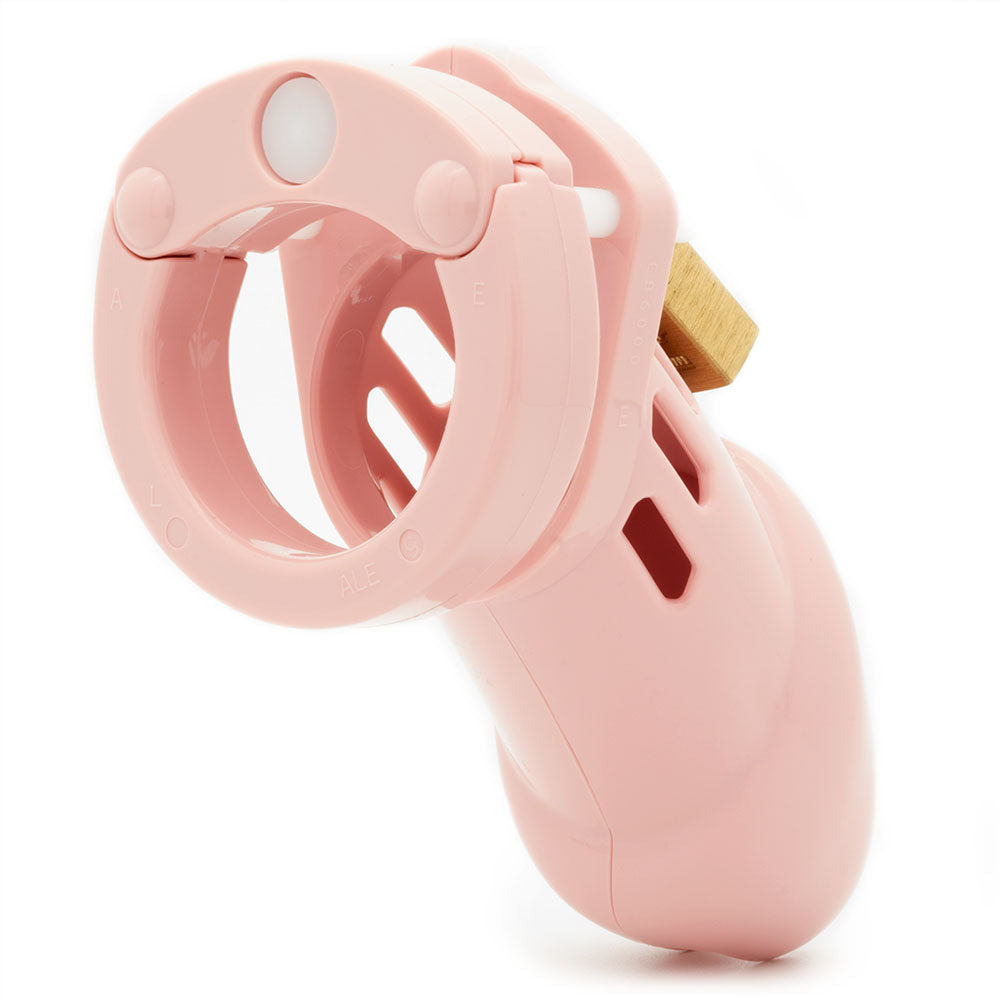 CB-6000 Chastity Cock Cage Kit - Pink