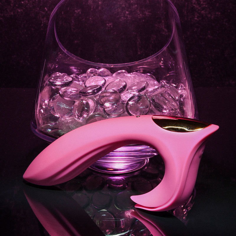 Adam & Eve EVES BLISS VIBRATOR - Pink 17.8 cm USB Rechargeable Rabbit Vibrator