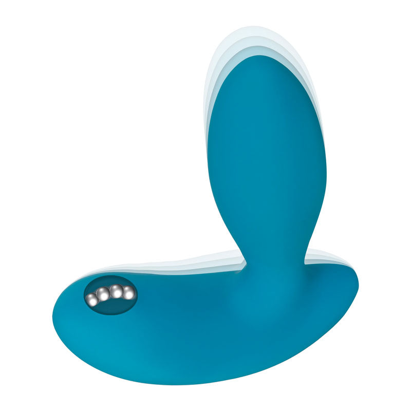 Adam & Eve G-Spot Thumper with Clit Motion Massager - Blue 11.4 cm USB Rechargeable Stimulator with Wireless Remote