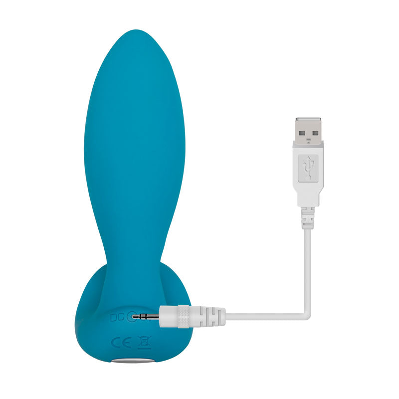 Adam & Eve G-Spot Thumper with Clit Motion Massager - Blue 11.4 cm USB Rechargeable Stimulator with Wireless Remote