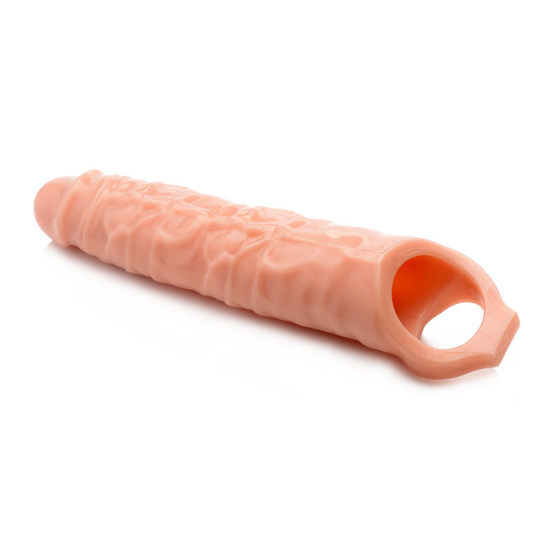 Size Matters 3'' Flesh Penis Extender Sleeve - Flesh Penis Extension Sleeve