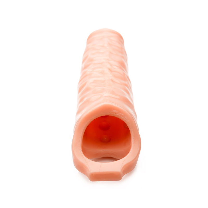 Size Matters 3'' Flesh Penis Extender Sleeve - Flesh Penis Extension Sleeve