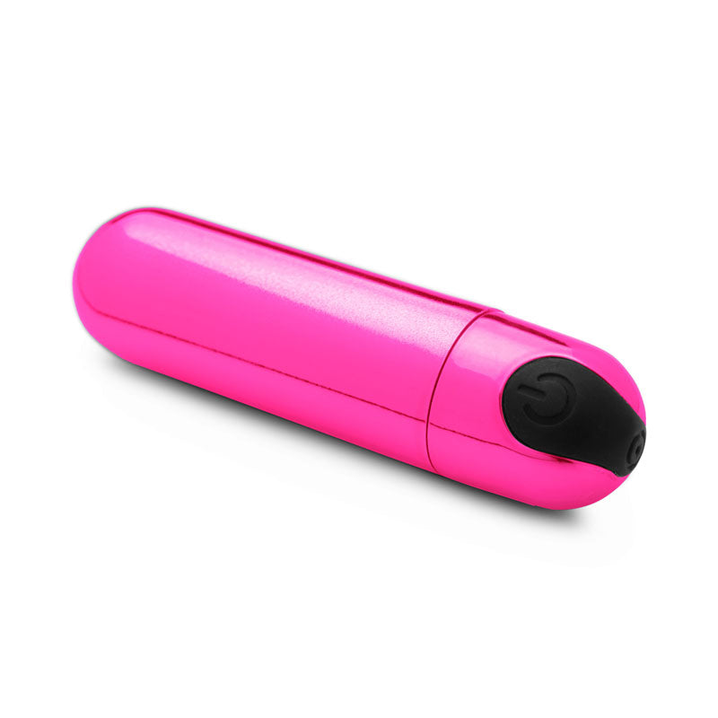 Bang! 10X Vibrating Metallic Bullet - Pink USB Rechargeable Bullet