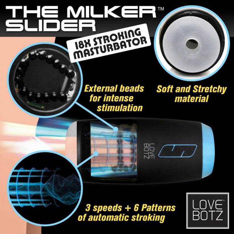 LoveBotz The Milker Slider 18X Stroking Masturbator