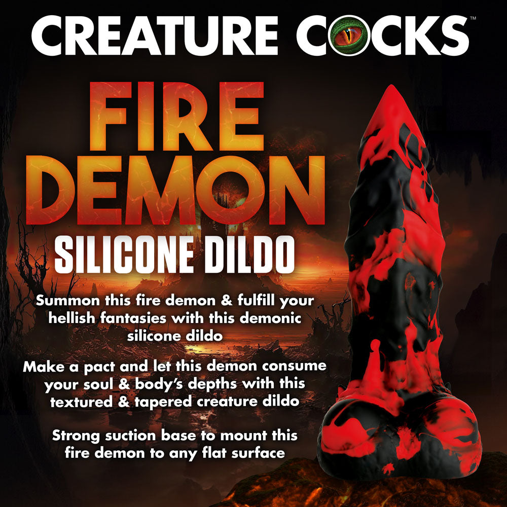 Creature Cocks Fire Demon