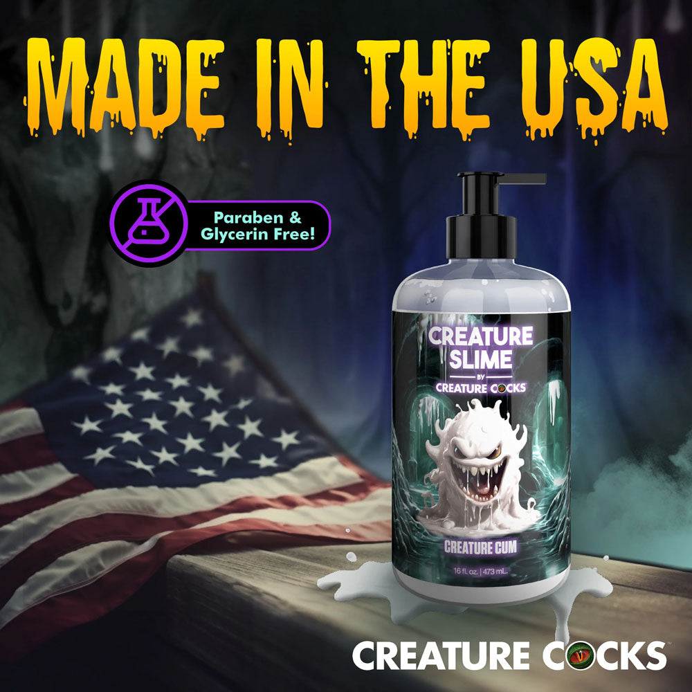 Creature Slime by Creature Cocks - Creature Cum - Cum Lubricant - 473 ml Pump Bottle