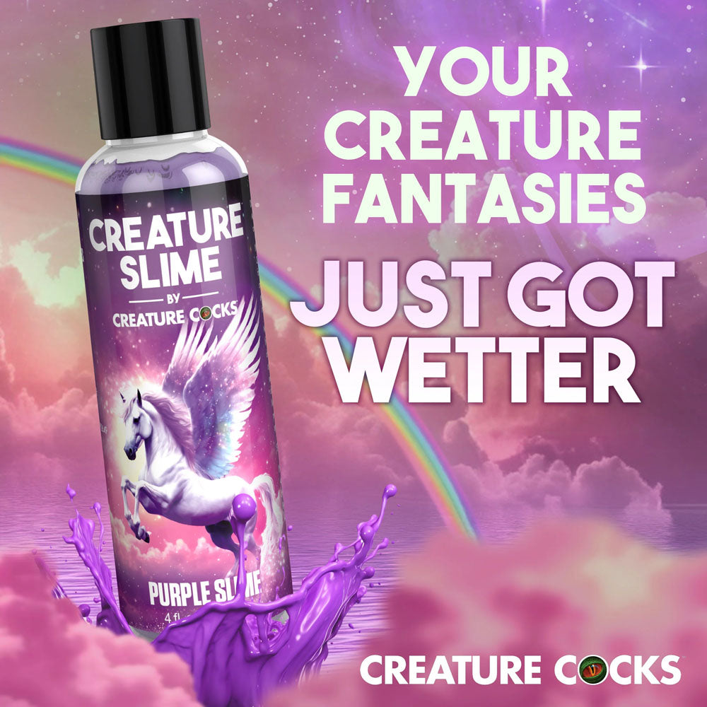 Creature Slime by Creature Cocks - Purple Slime - Purple Water Based Lubricant - 118 ml Bottle