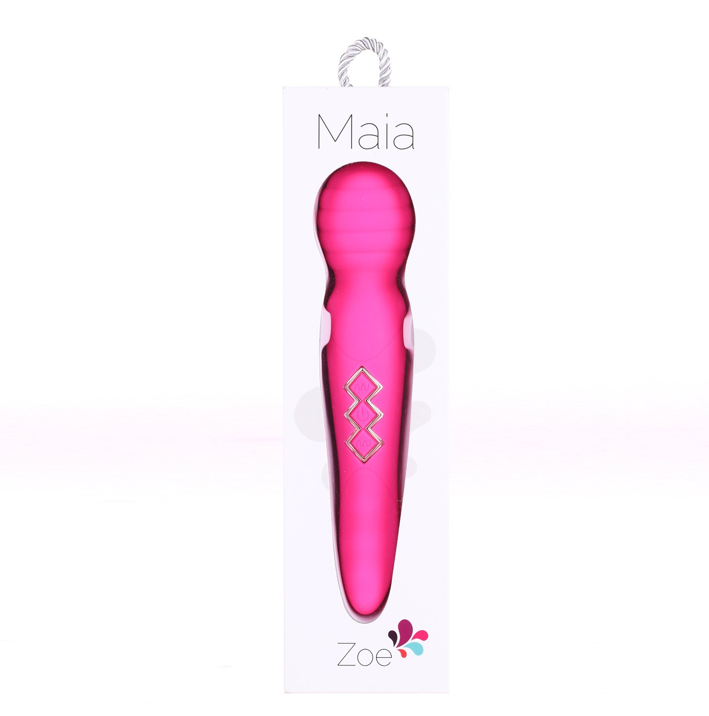 Maia Zoe - Purple USB Rechargeable Dual Vibrating Massage Wand