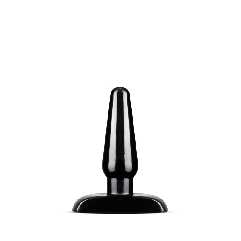 Anal Adventures Basic Anal Plug - Small - Black 10.8 cm Butt Plug