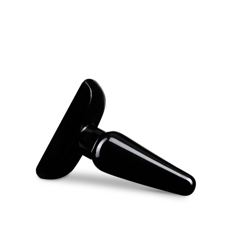 Anal Adventures Basic Anal Plug - Small - Black 10.8 cm Butt Plug