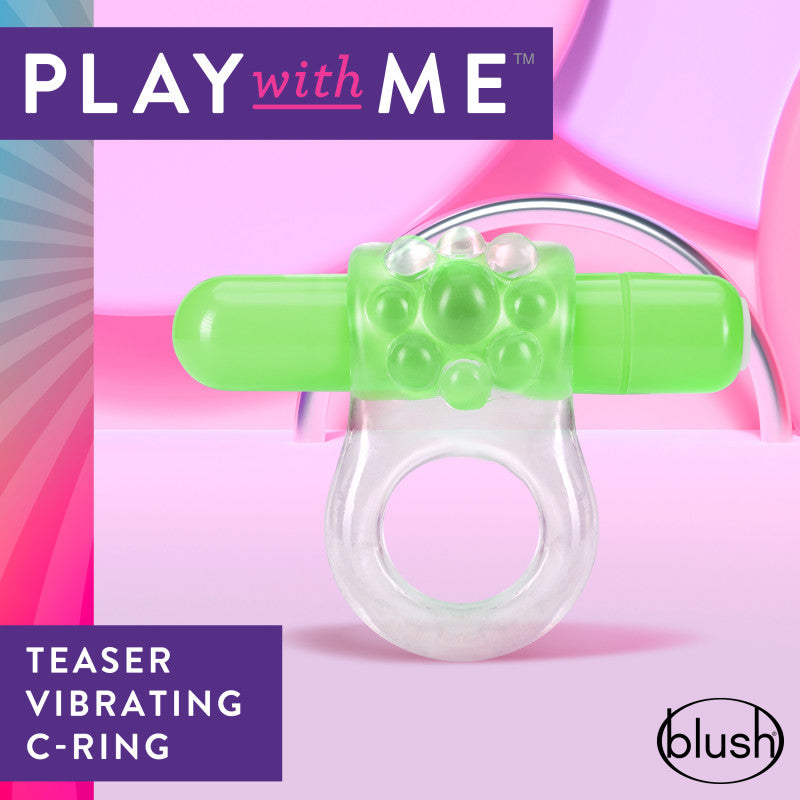 Play With Me Teaser Vibrating C-Ring - G