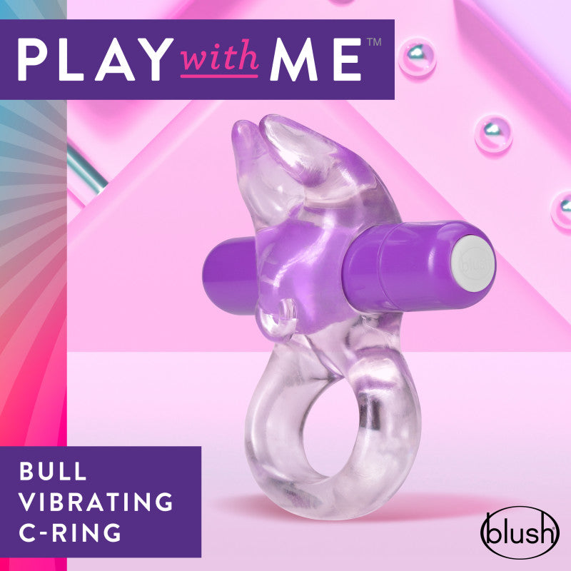 Play With Me Bull Vibrating C-Ring