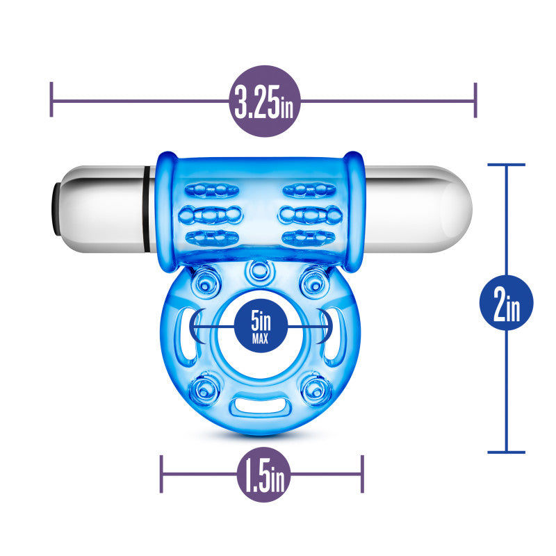 Stay Hard 10-Function Vibrating Bull Ring