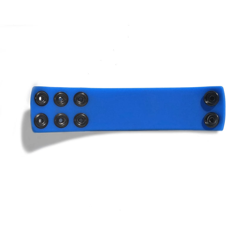 Boneyard Silicone Ball Strap Blue - Blue 3-Snap 4 cm Adjustable Ball Stretcher Ring