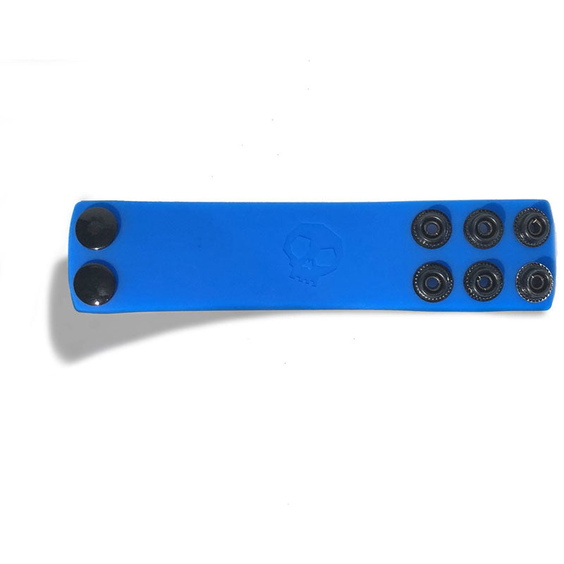 Boneyard Silicone Ball Strap Blue - Blue 3-Snap 4 cm Adjustable Ball Stretcher Ring