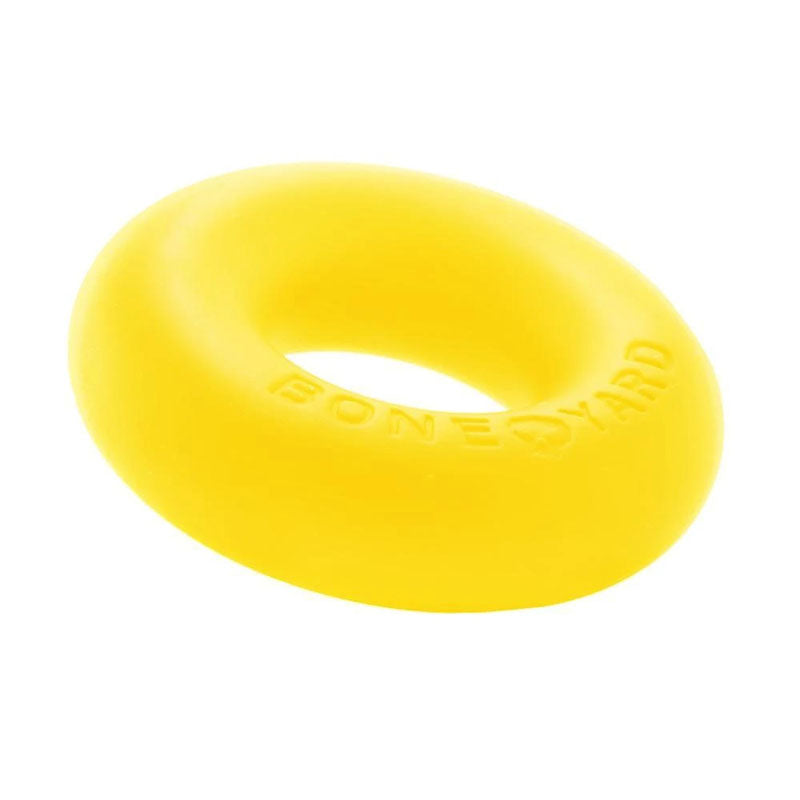 Boneyard Ultimate Silicone Cock Ring Yellow - Yellow 50mm Cock Ring