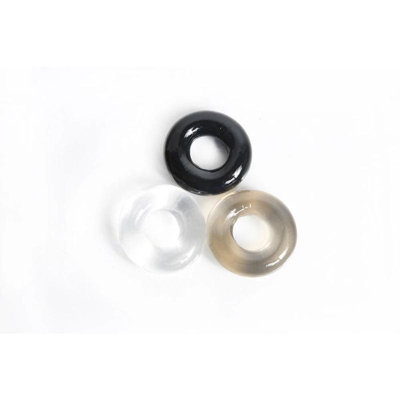 Boneyard Triple Play Cock Rings - 3 Pack