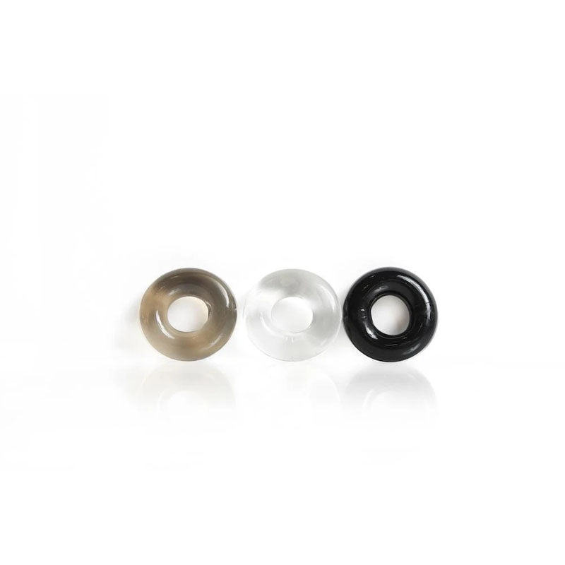 Boneyard Triple Play Cock Rings - 3 Pack