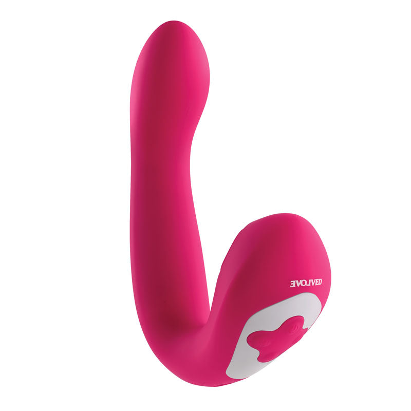 Evolved BUCK WILD - Pink USB Rechargeable Flicking Vibrator