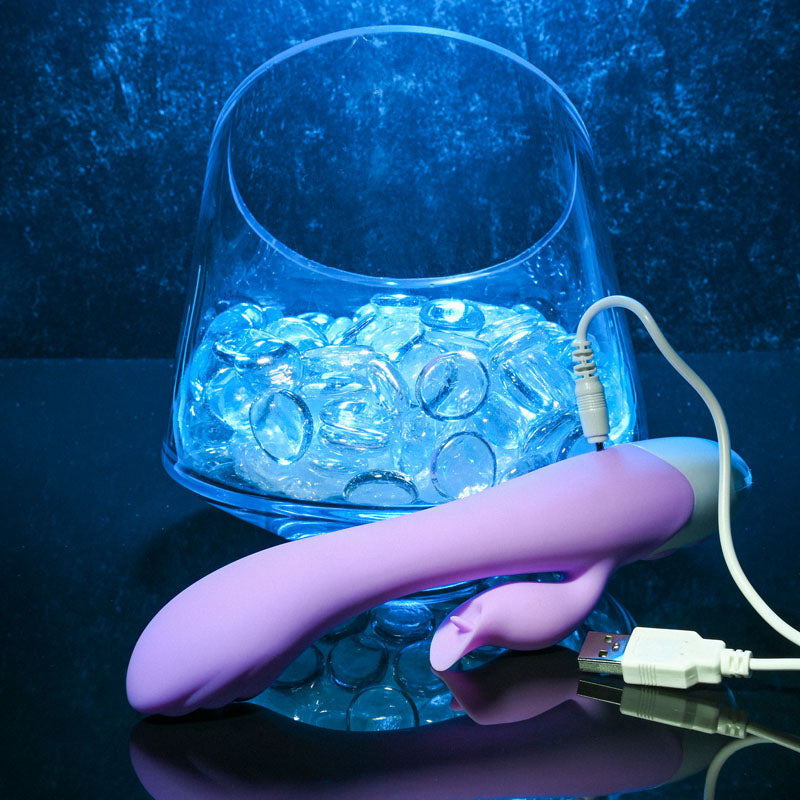 Evolved PLEASING PETAL - Lilac 19.7 cm USB Rechargeable Rabbit Vibrator