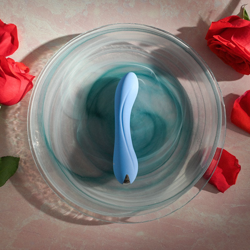 Evolved BLUE CRUSH - Blue 12 cm USB Rechargeable Mini Vibrator