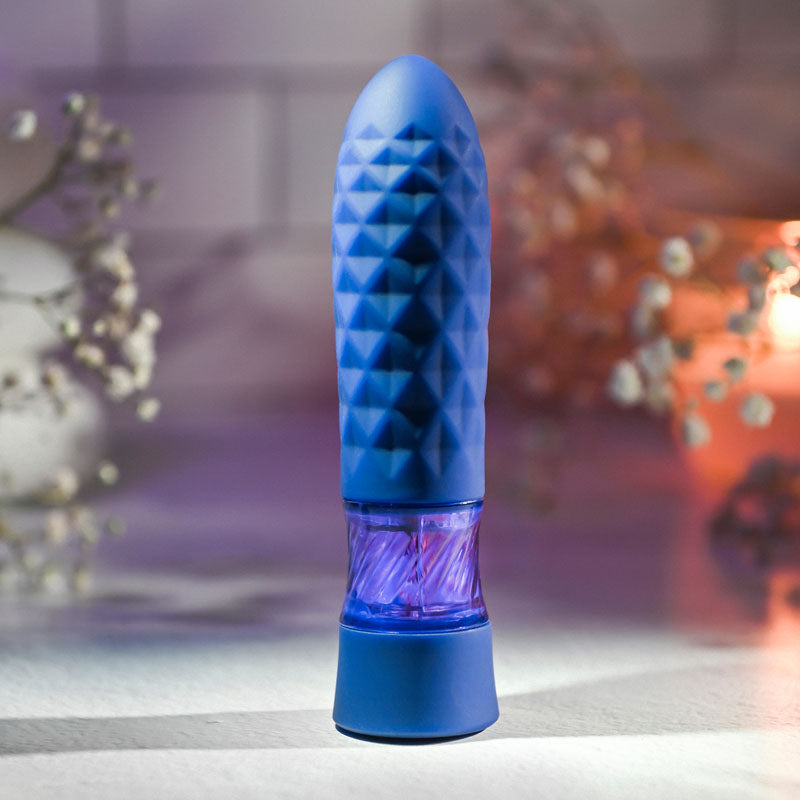 Evolved RAVER - Blue 12.3 cm USB Rechargeable Mini Vibrator