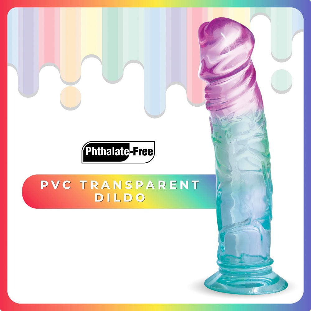 Jellido 18cm Dildo - Clear Coloured 18 cm Dildo