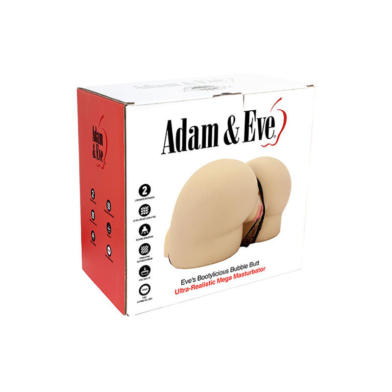 Adam & Eve EVE'S BOOTYLICIOUS BUBBLE BUTT - Flesh Doggy Style Lifesize Masturbator