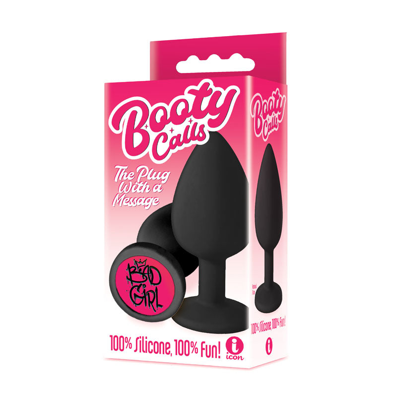 The 9's Booty Calls - Bad Girl - Black ''Bad Girl'' Base Butt Plug