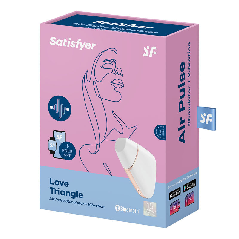 Satisfyer Love Triangle - App Contolled Touch-Free USB-Rechargeable Clitoral Stimulator with Vibration