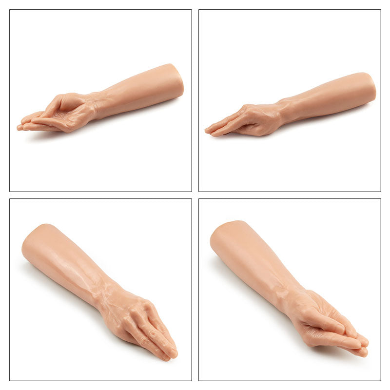 King Sized 13.5'' Realistic Magic Hand - Flesh 36 cm Hand Dildo