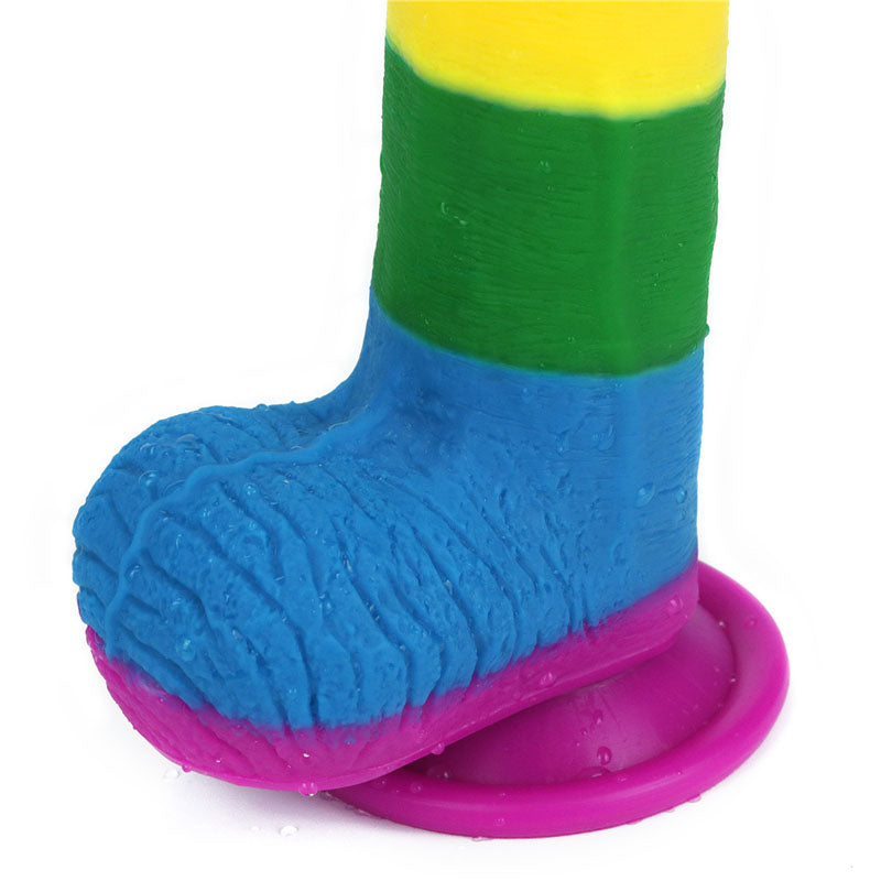 Prider 7.5'' Dildo - Rainbow 19 cm Dong