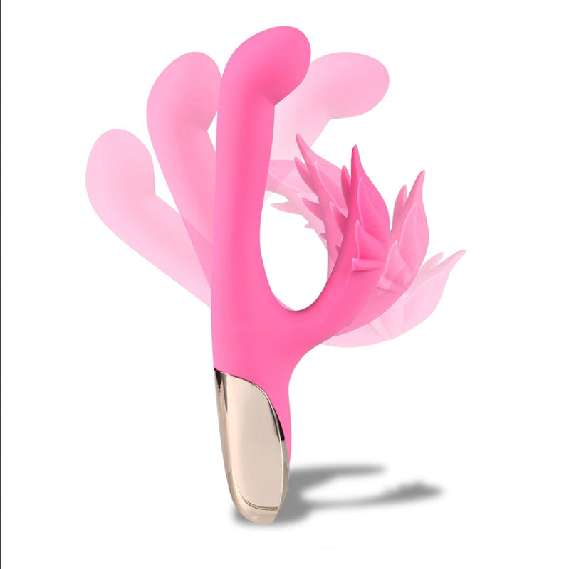 Maia Maui 420 - Pink 21.6 cm USB Rechargeable Rabbit Vibrator