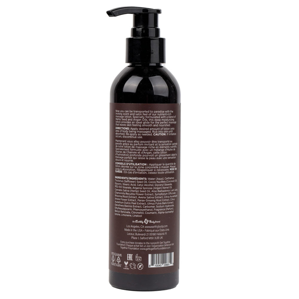 Hemp Seed Massage Lotion