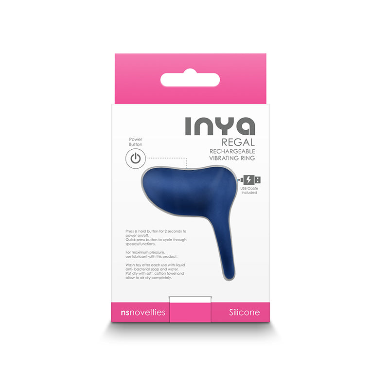 INYA Regal - Blue - Blue USB Rechargeable Finger Stimulator