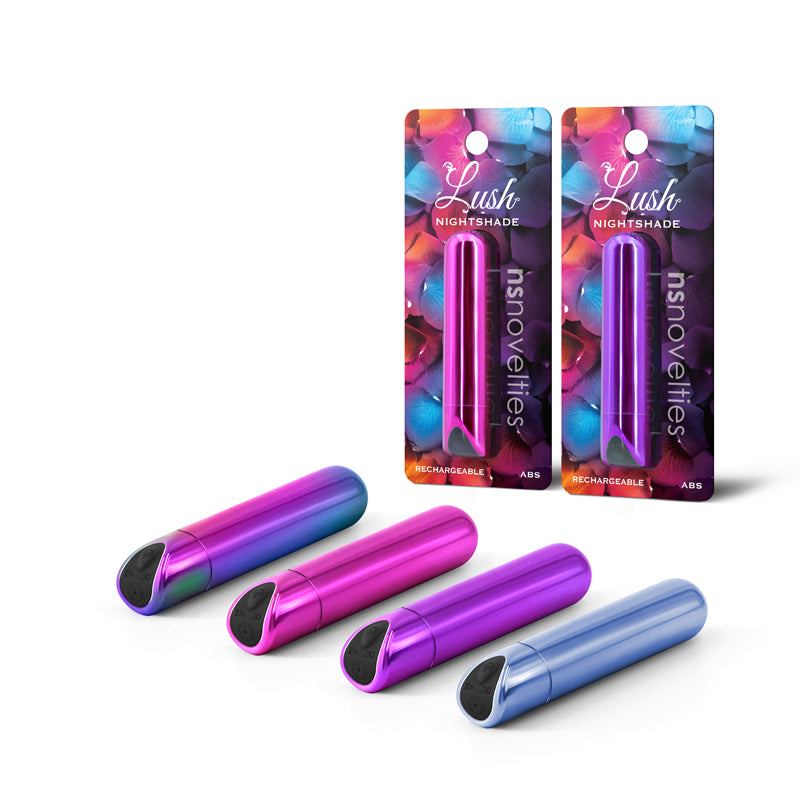 Lush Nightshade - Purple - Metallic Purple 8.9 cm USB Rechargeable Bullet