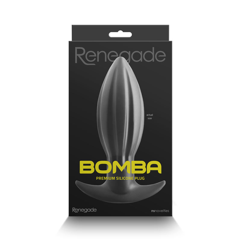 Renegade Bomba - Black - Medium - Black 15.6 cm Medium Butt Plug