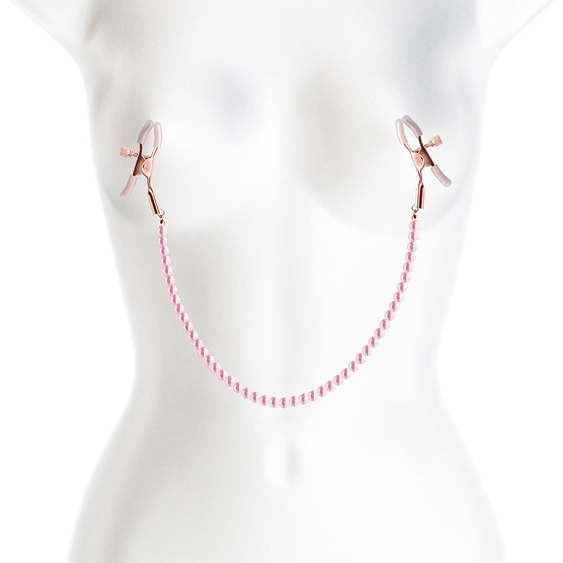 Bound Nipple Clamps - DC1 - Pink