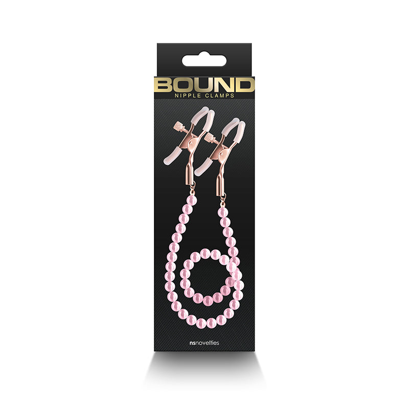 Bound Nipple Clamps - DC1 - Pink