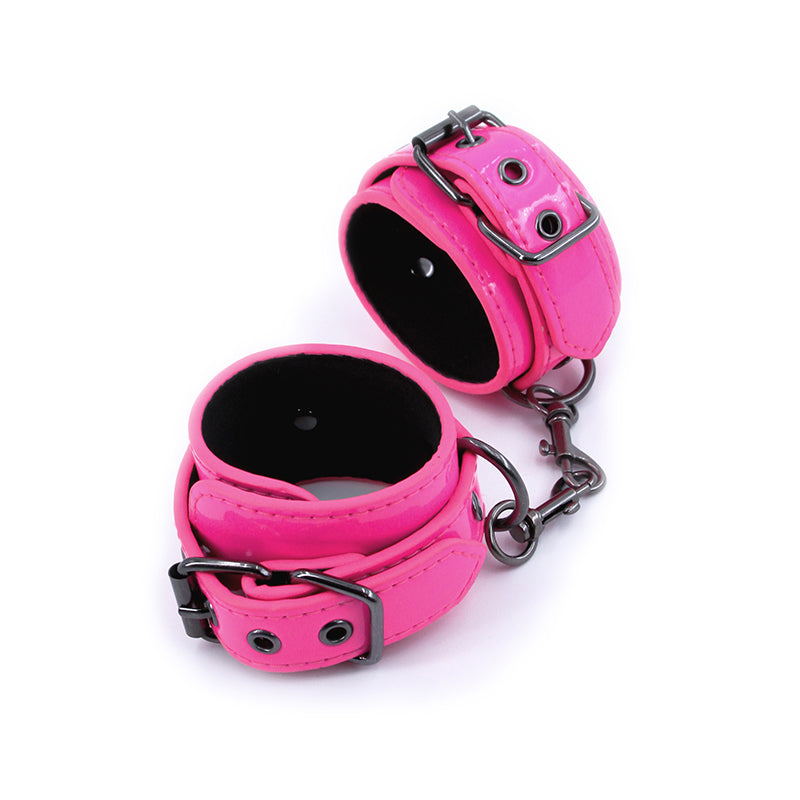 Electra Wrist Cuffs - Pink - Pink Restraints