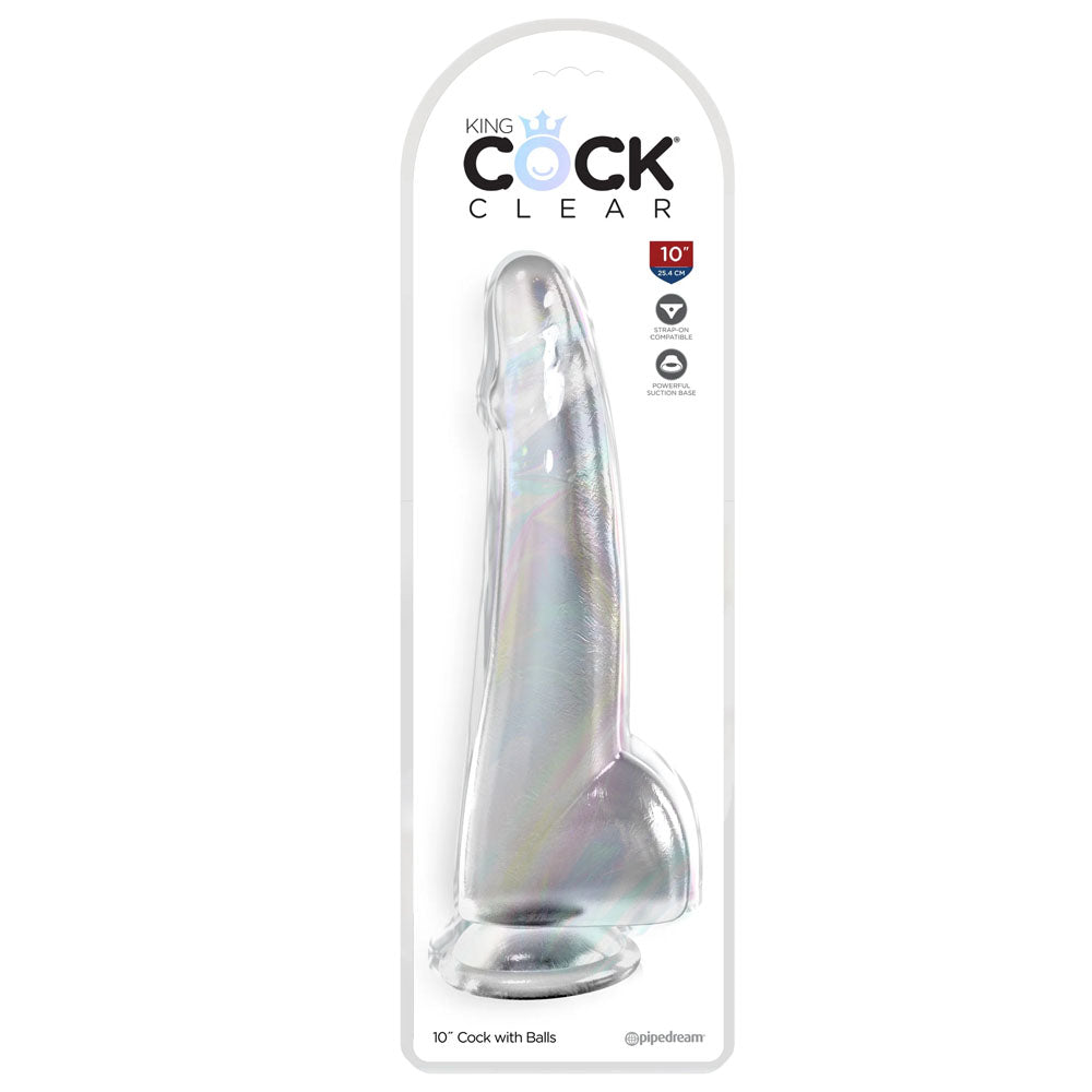 King Cock  10'' Cock with Balls -